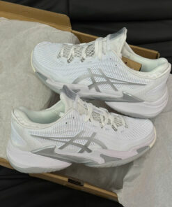 Giày Asics Court FF 3 ‘White Pure Silver’ like Auth