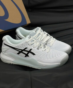 Giày Asics Gel Resolution 9 White Black Likeauth