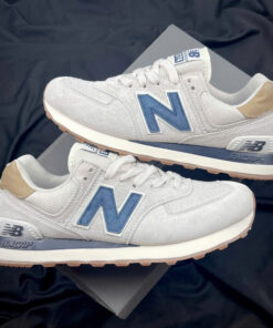 Giày New Balance 574 Da Phấn Xanh like Auth