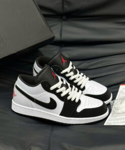 Giày Jordan 1 Low SE ‘White Fire Red Black Silver’ Like Auth