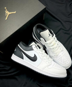 Giày Nike Air Jordan Low White Black like Auth