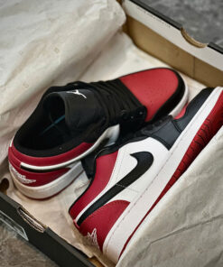 Giày Nike Air Jordan 1 Low Bred Toe Best Quality