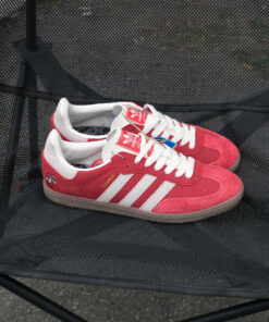 Adidas Samba OG Team Red | Giày Samba Đỏ Mận Phối Trắng Best Quality