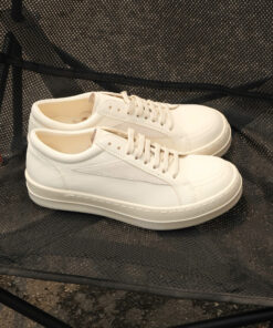 Giày Rick Owens Lido Vintage Sneaker Milk Bestquality - Sneaker Màu Trắng Sữa Hot Trend