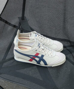 Giày Onitsuka Tiger Mexico 66 White Dark Blue Red Bestquality - Sneakers Đỏ Xanh Dương