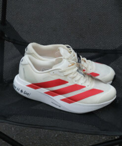 Giày Adidas Adizero Evo SL Trắng Đỏ - Sneakers Trắng Đỏ